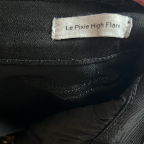Frame black La Pixie high rise, 30” inseam - Picture 3 of 6